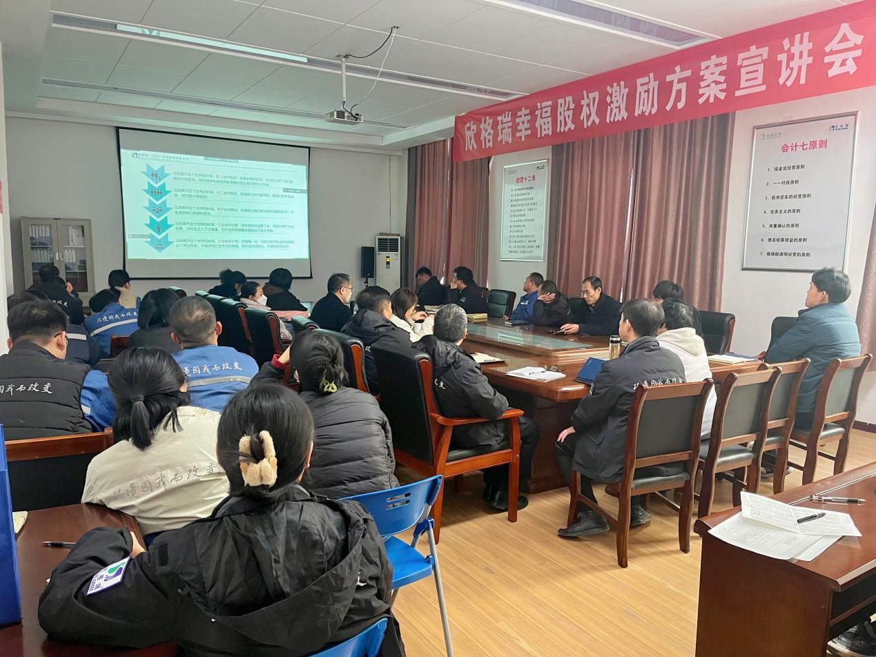 攜手并進，共創(chuàng)輝煌——欣格瑞幸福股權激勵宣講會圓滿召開
